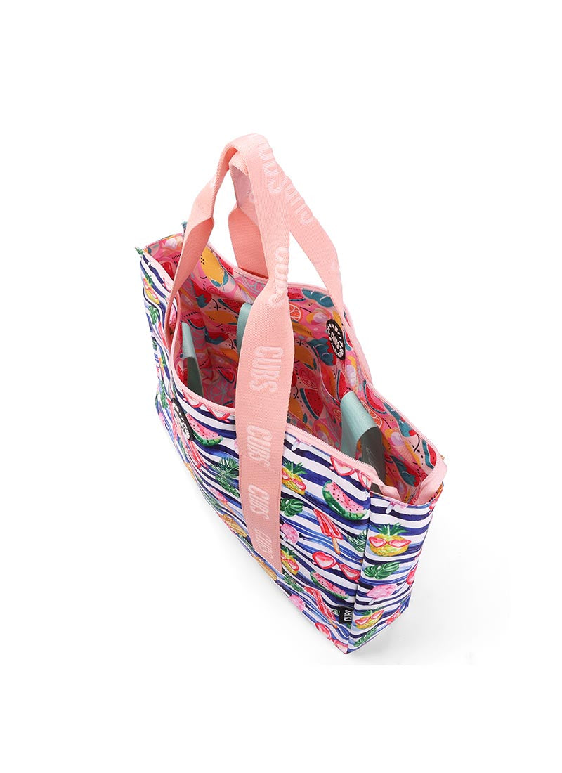 Beachy Summer Vibes Double Face Tote Bag