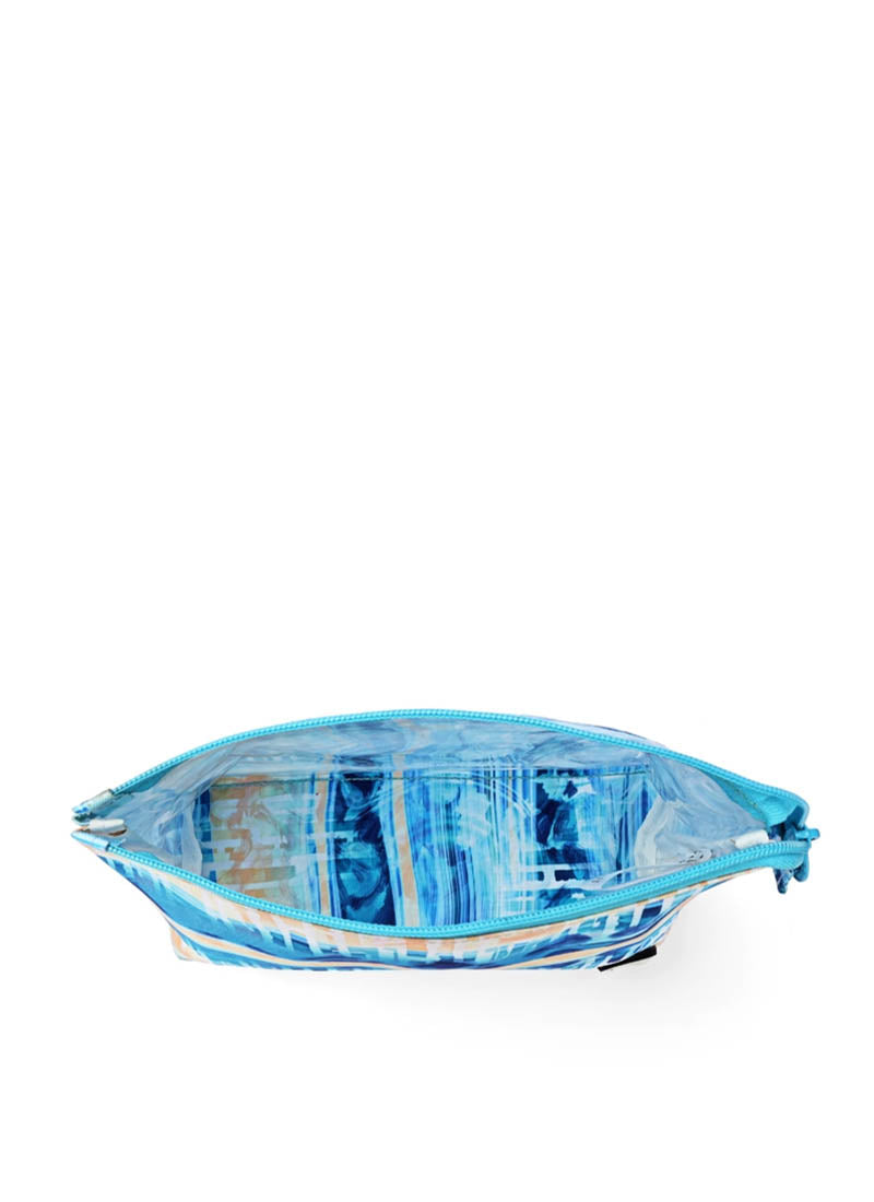 Blue Peach Medium Pouch