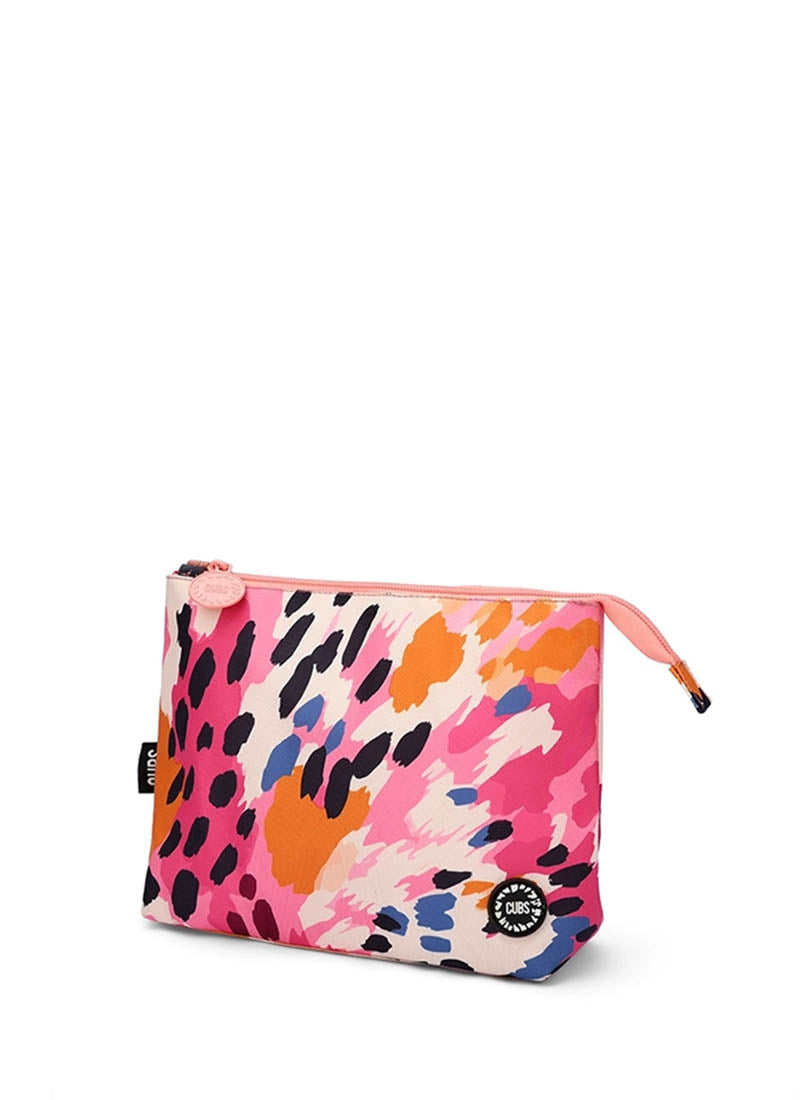 Brown Leopard Large Pouch