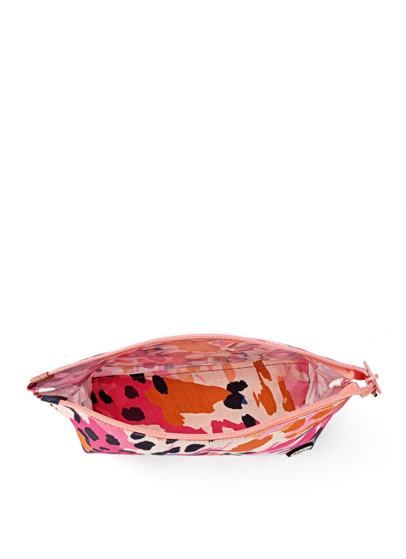 Brown Leopard Medium Pouch