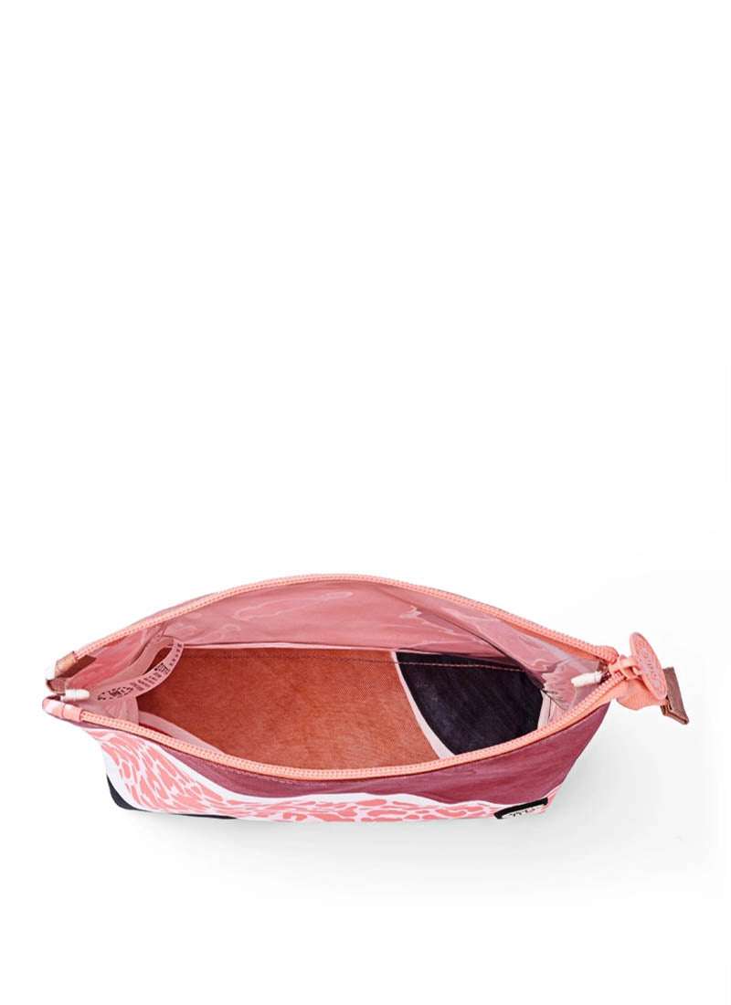 Brown Waves Medium Pouch