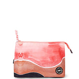 Brown Waves Large Pouch