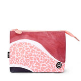 Brown Waves Medium Pouch