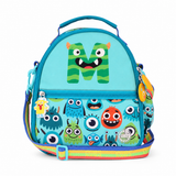 Mint Green Monsters Pre-School Lunch Bag M