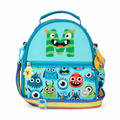 Mint Green Monsters Pre-School Lunch Bag M
