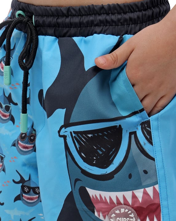 CUBS Cool Shark Swim Trunk