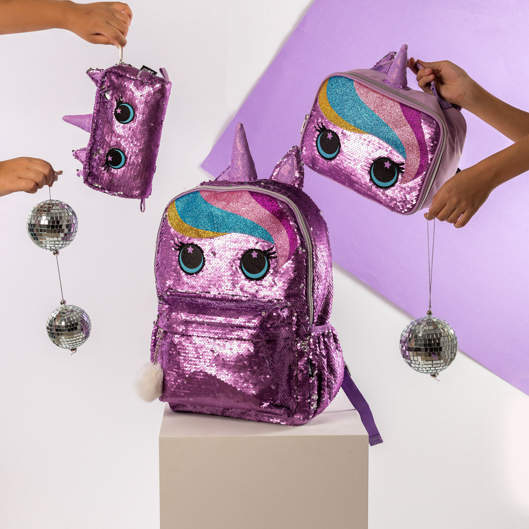 Cute Purple Unicorn Sequin