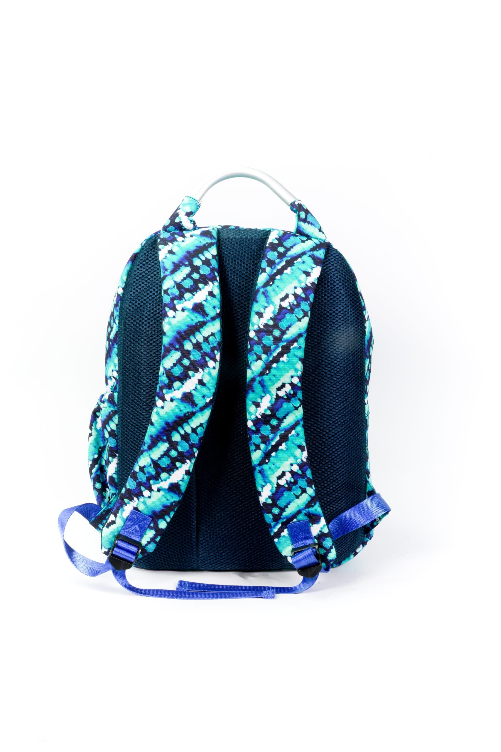 Water Color Turquoise Tie Dye Senior Student backpack