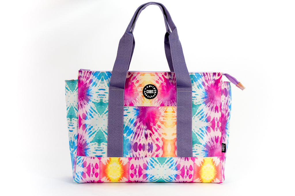 Tie Dye Water Colors Pink Rays