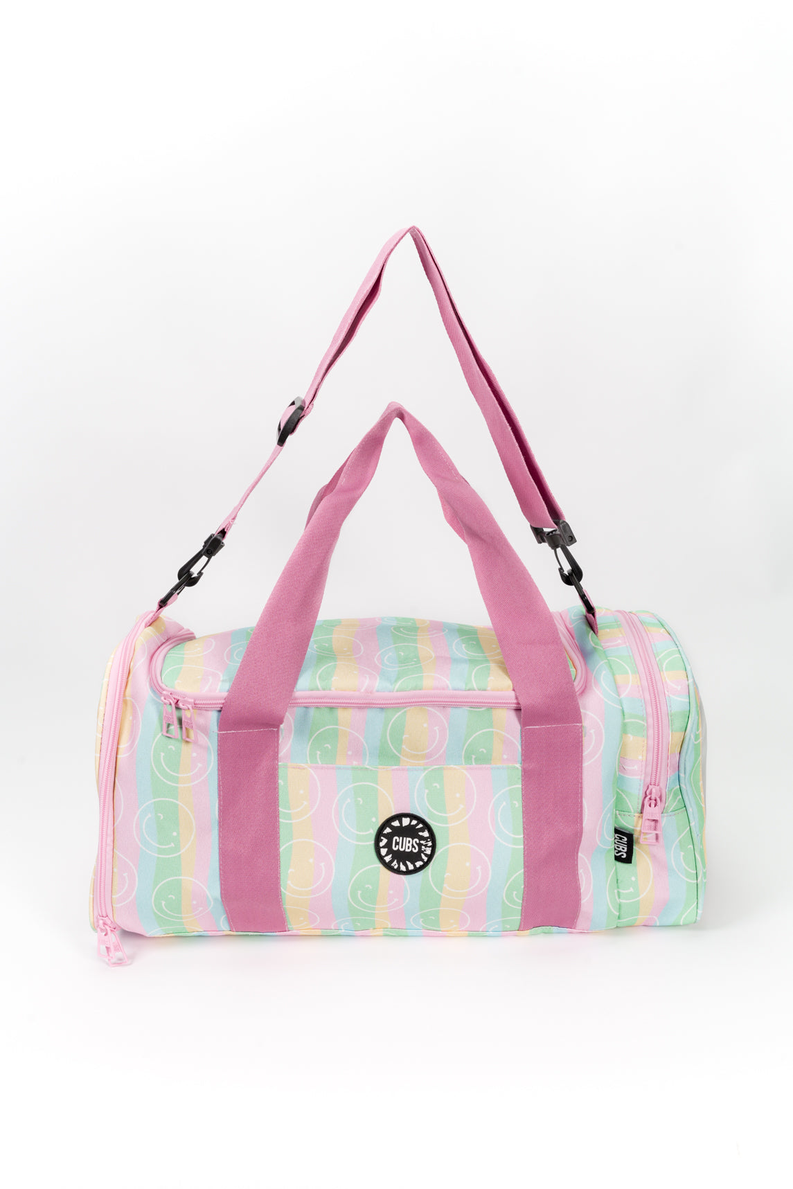 Pastel Smilesduffle bag