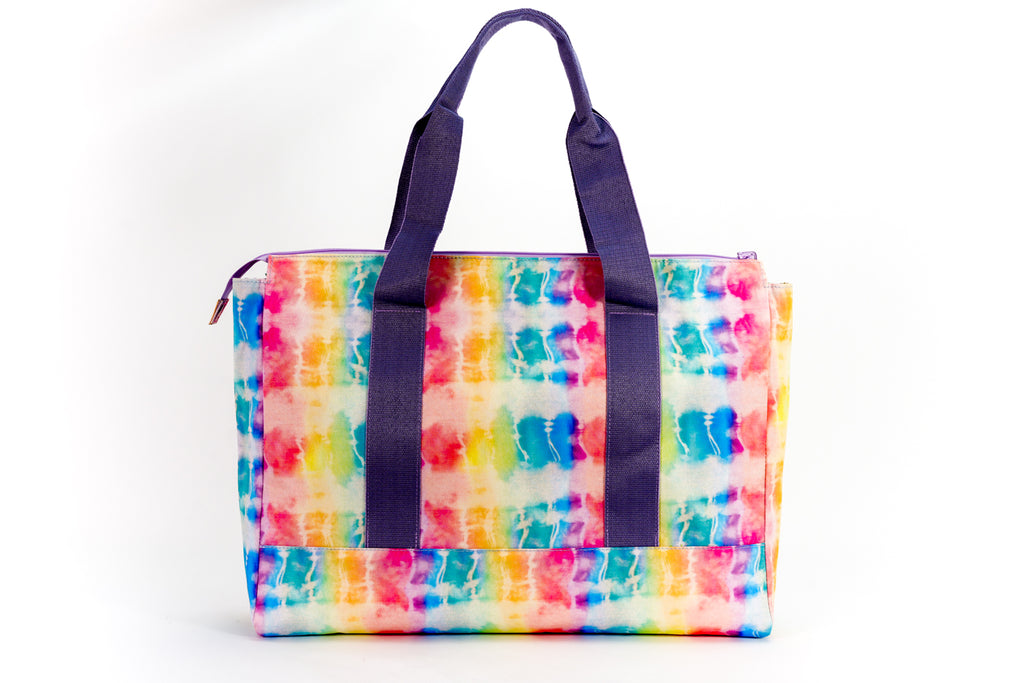 Tie Dye Water Colors Pink Rays
