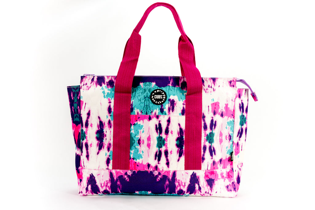 Purple & Black Tie Dye with Purple Watercolors