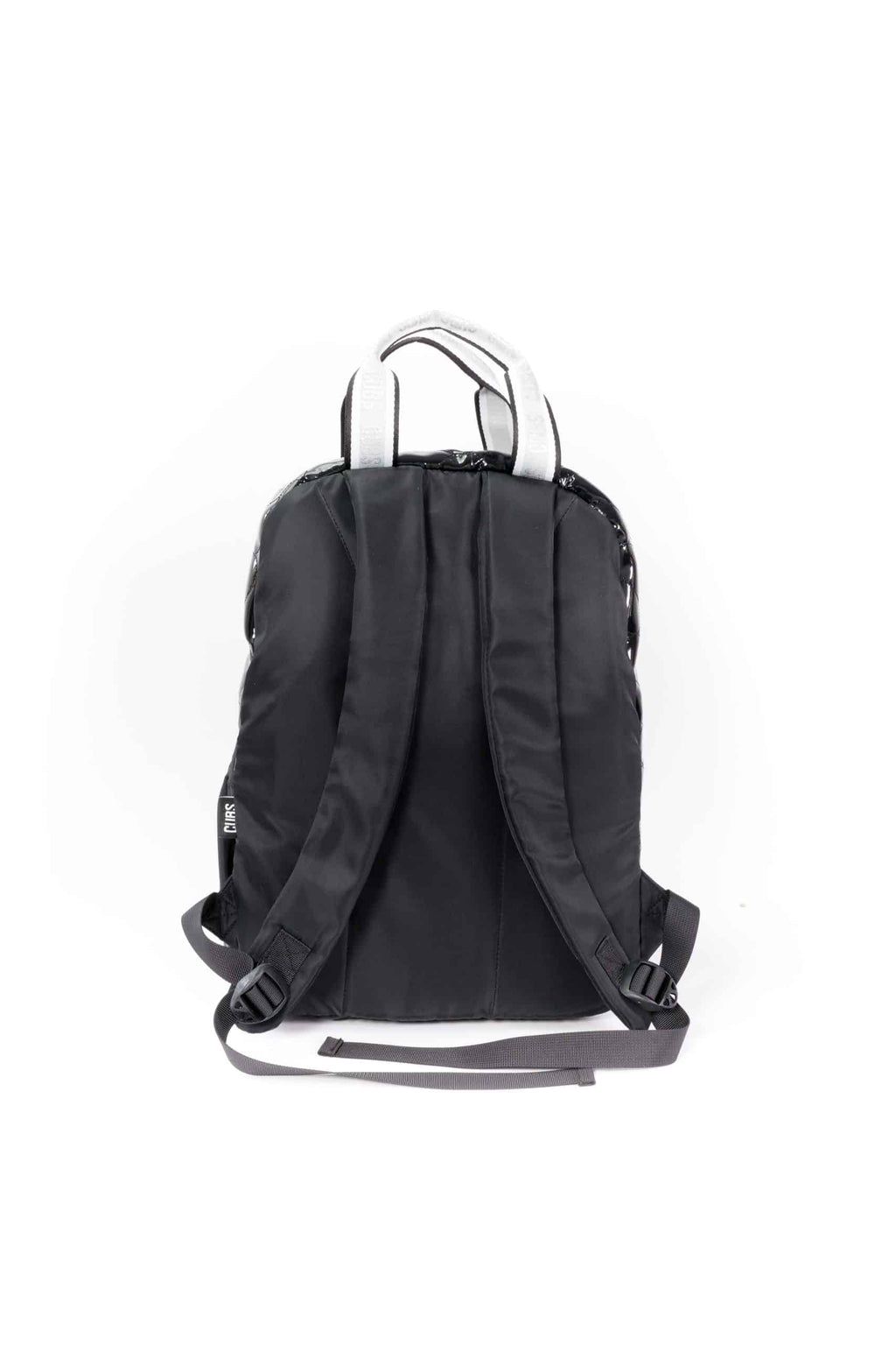 Shiny Black High School Backpack