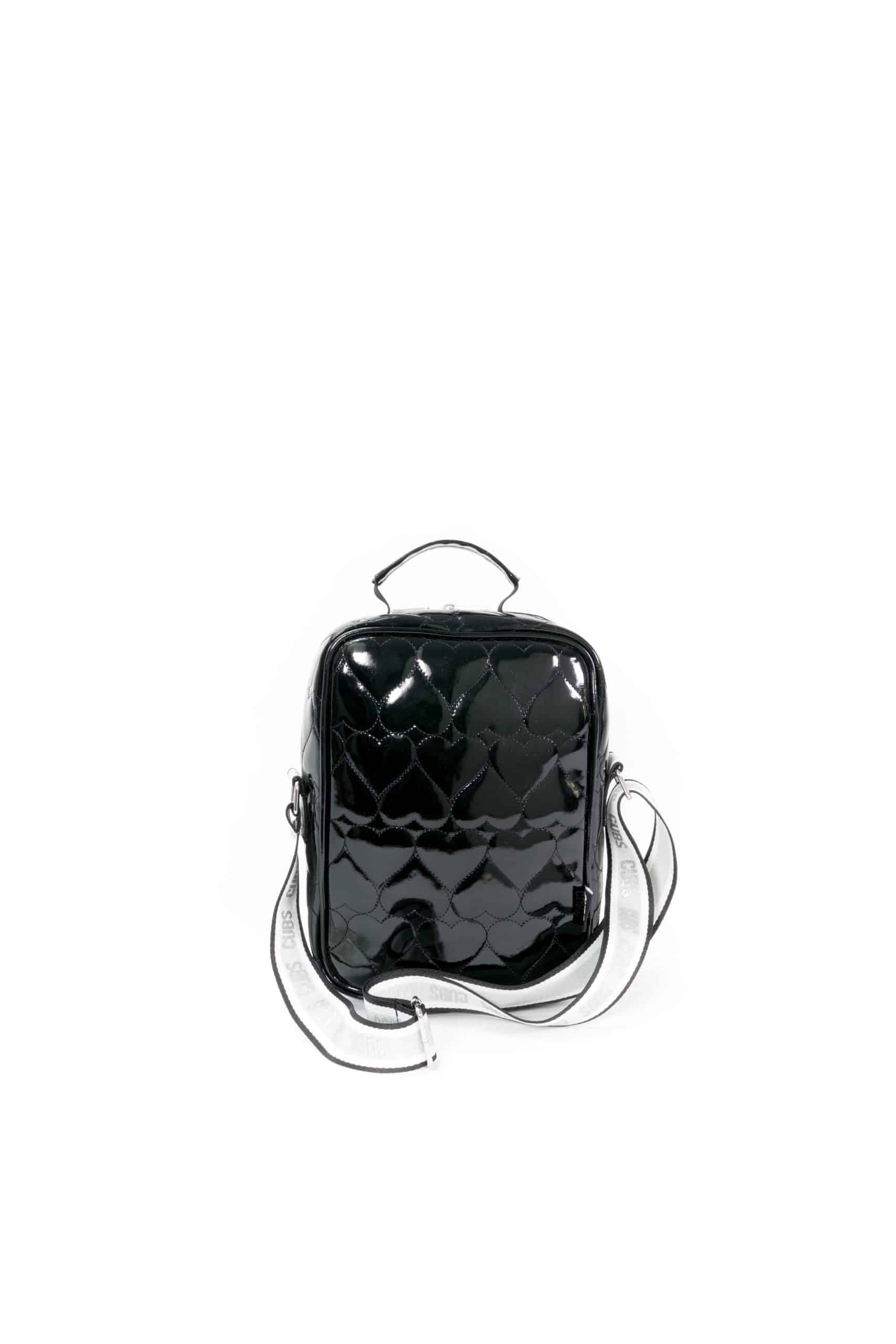Shiny Black High School Lunch Bag