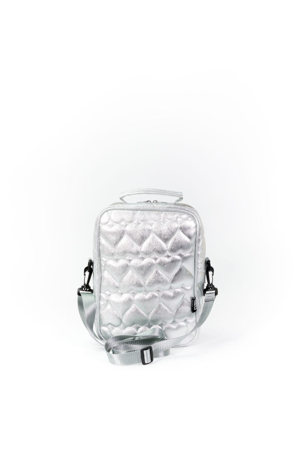 Shiny Silver High School Lunch Bag