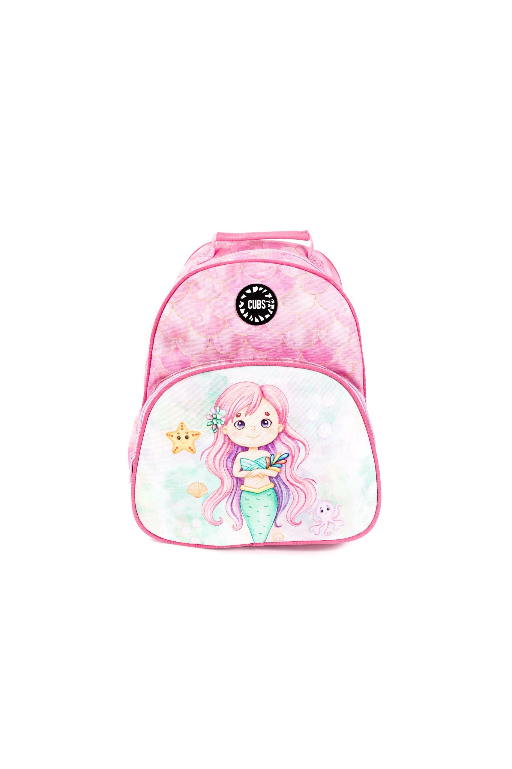 Mermaid Purple Hair Pre-School Backpack