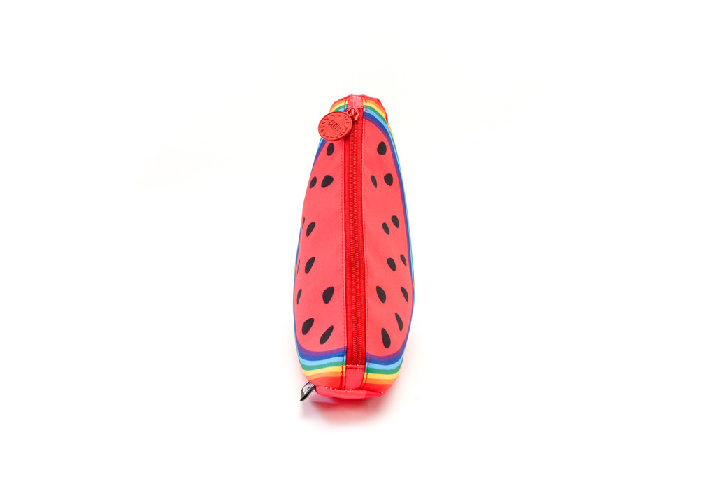 Fushia/Rainbow Watermelon Pouch