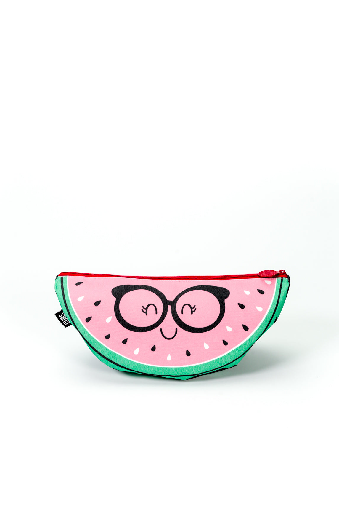 Watermelon Pink with Glasses Large Pouch