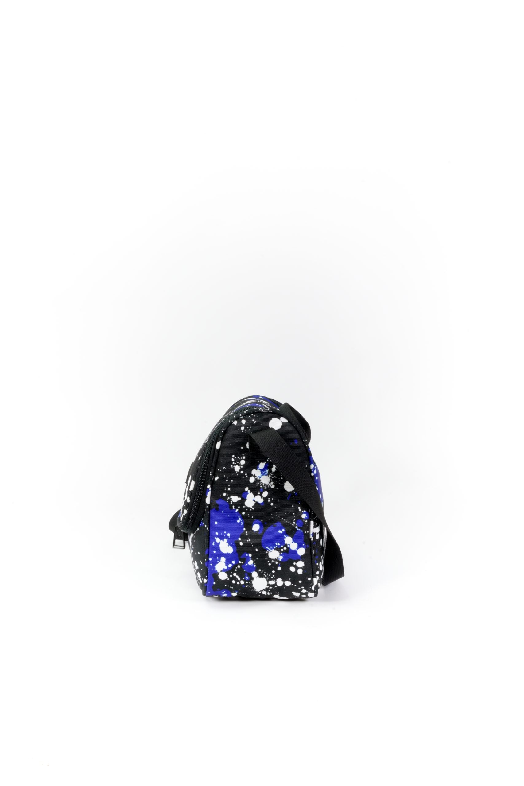 Blue Black Splashing Paint Lunch bag bag1