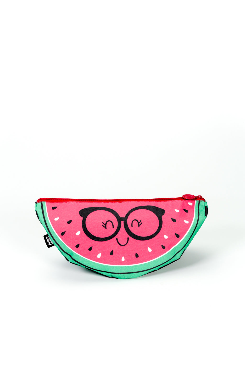 Watermelon Fushia with Glasses Large Pouch