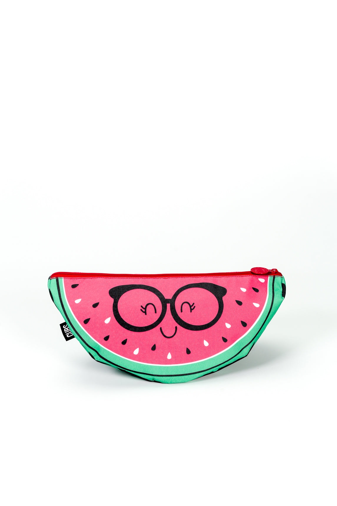 Watermelon Fushia with Glasses Large Pouch