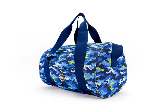 Camouflage Blue Medium duffel