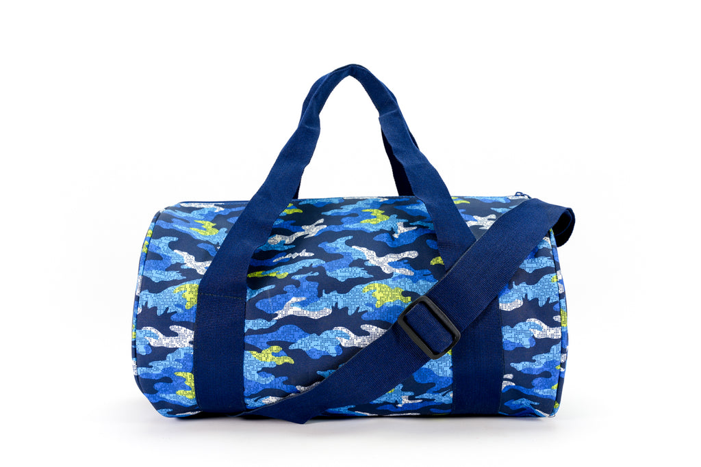 Camouflage Blue Medium duffel