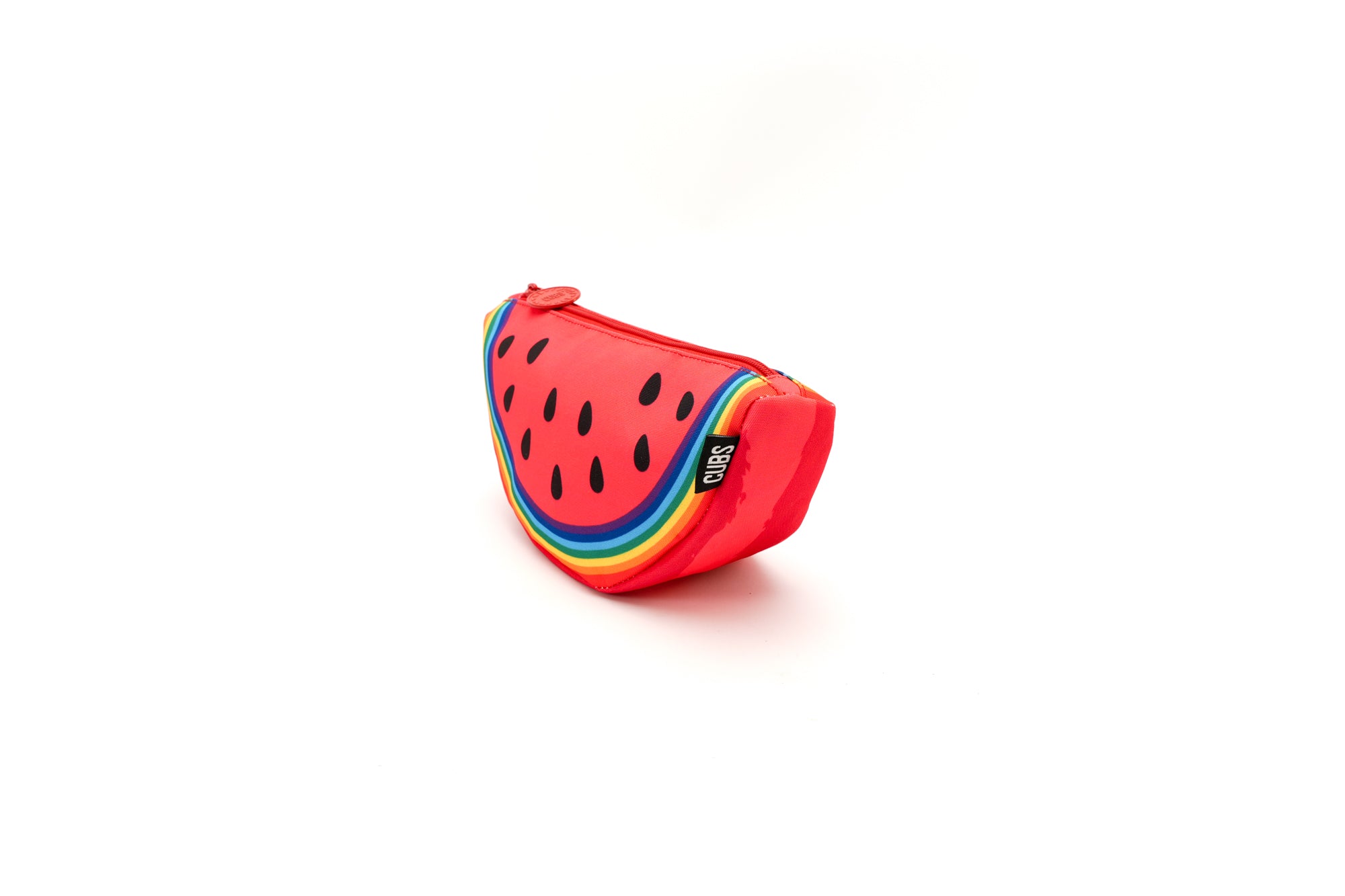 Fushia/Rainbow Watermelon Pouch