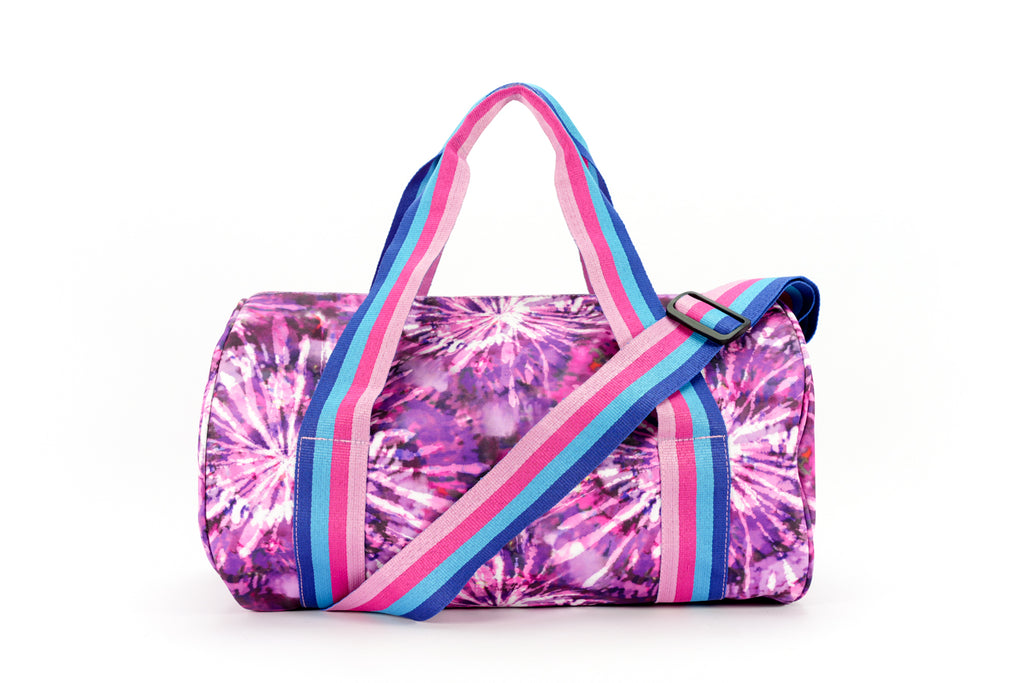 All Purple Tie Dye Medium Duffel Medium duffel