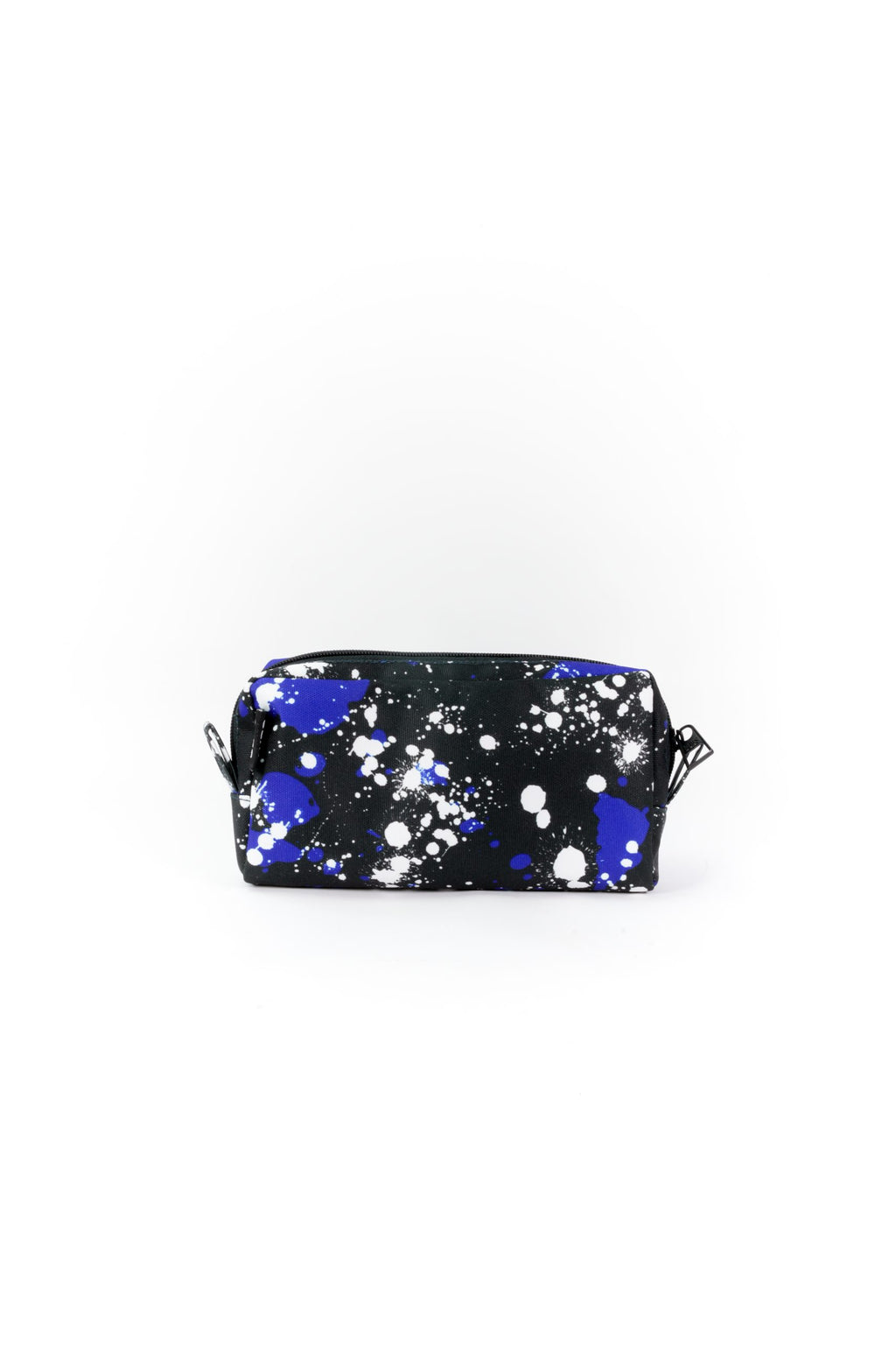 Blue Black Splashing Paint Pencil case bag1