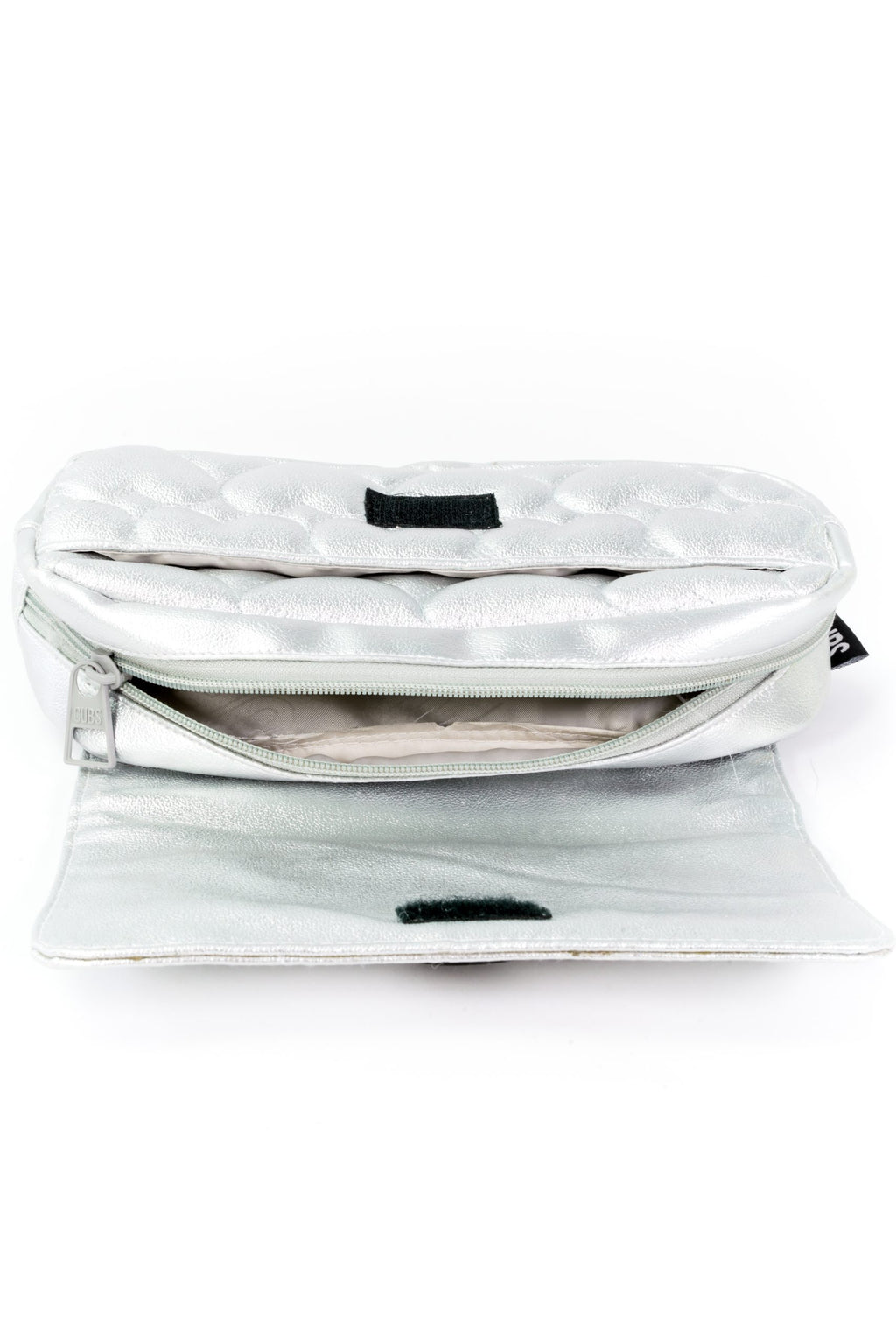 Shiny Silver High School Pencil Case