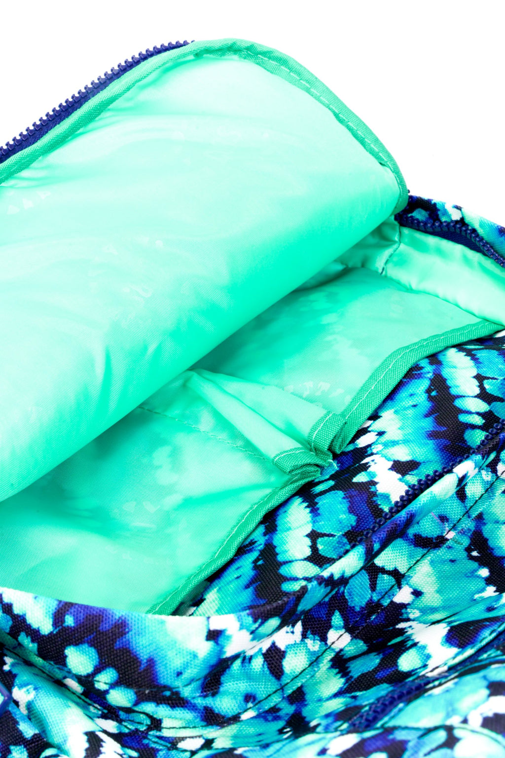 Water Color Turquoise Tie Dye Senior Student backpack