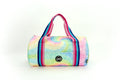 Pastel Rainbow Swirls Medium duffel