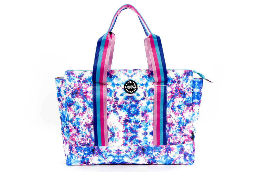 Ice Cream & Blue Watercolor’s women Double Face tote bag
