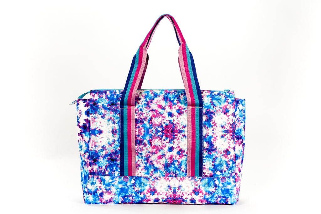 Ice Cream & Blue Watercolor’s women Double Face tote bag