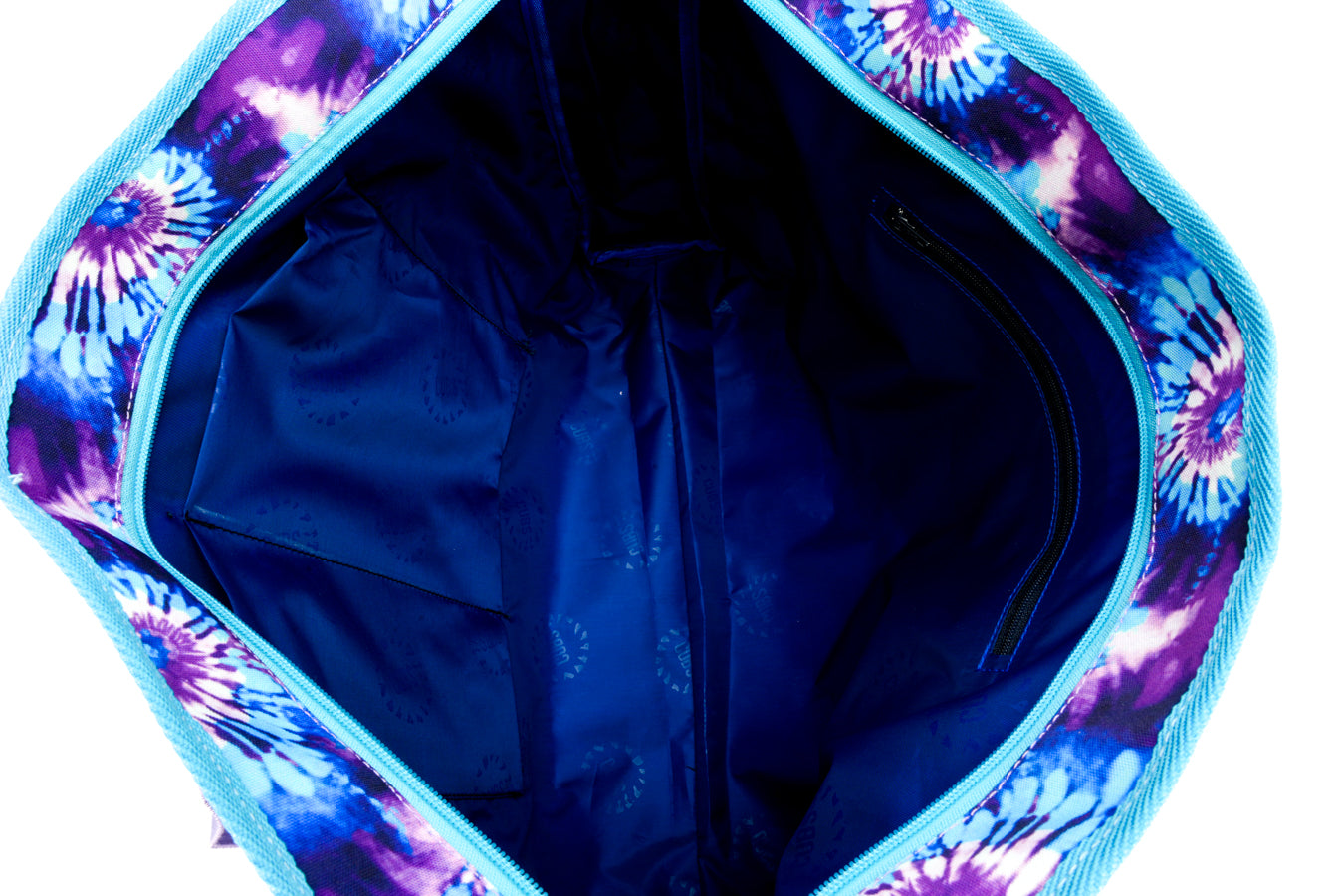 Deep Purple & Turquoise Tie Dye