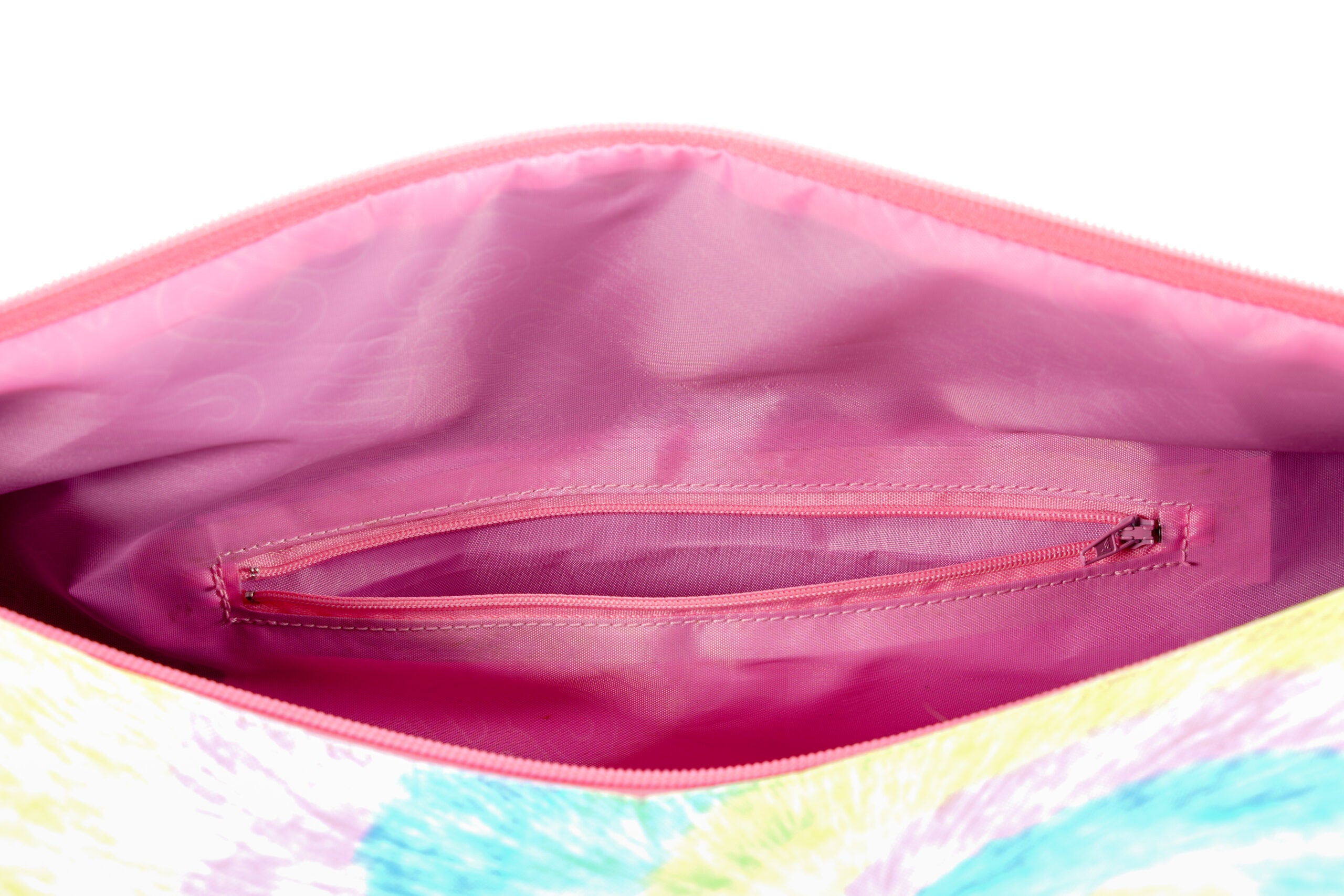 Pastel Rainbow Swirls Medium duffel