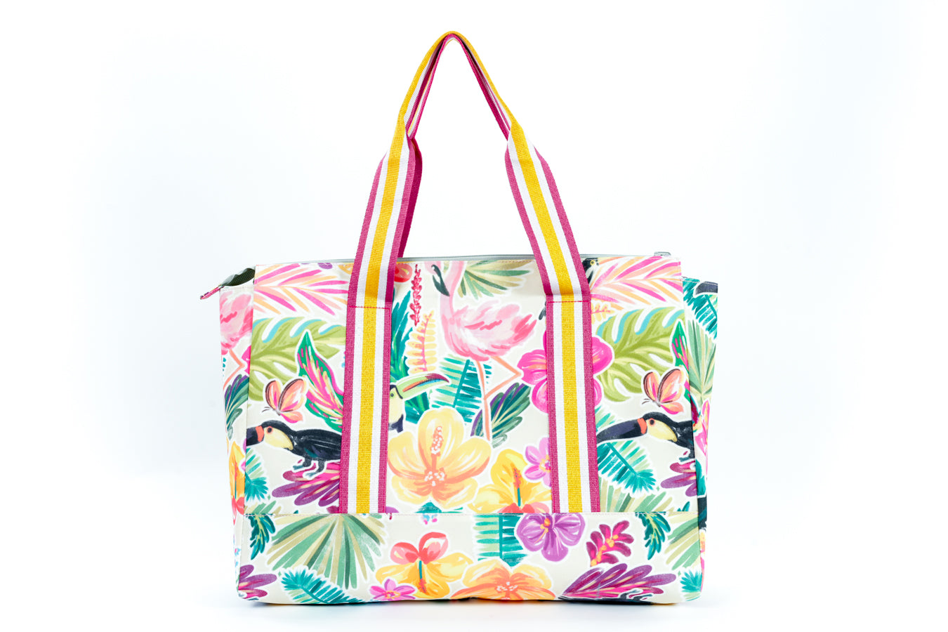Tropical Flowers & Falmingos