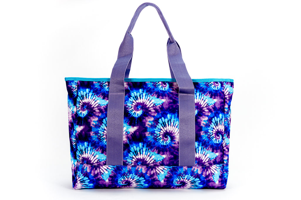 Deep Purple & Turquoise Tie Dye