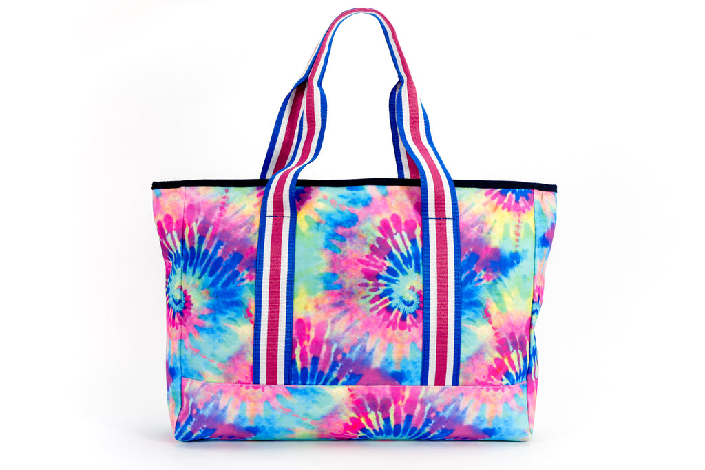 Colorful Tie Dye Pink & Turqoise