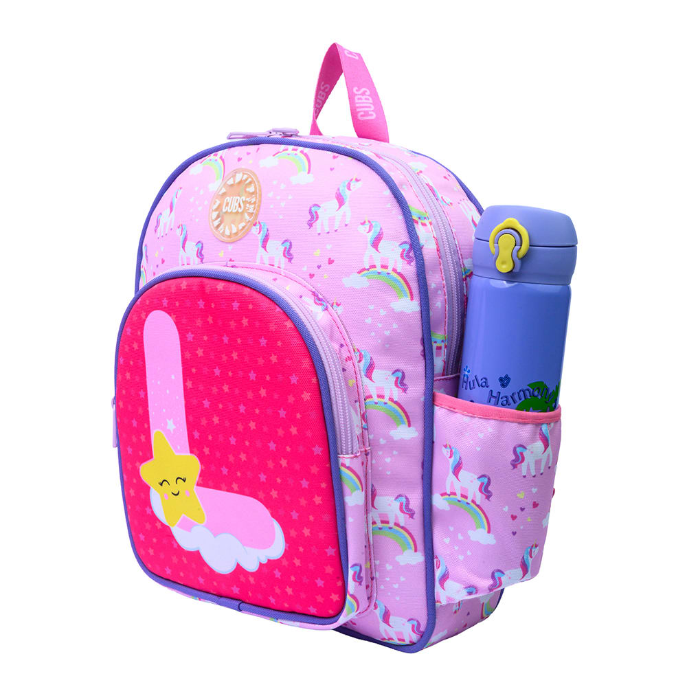 Pink Unicorn Letter L backpack Nursery