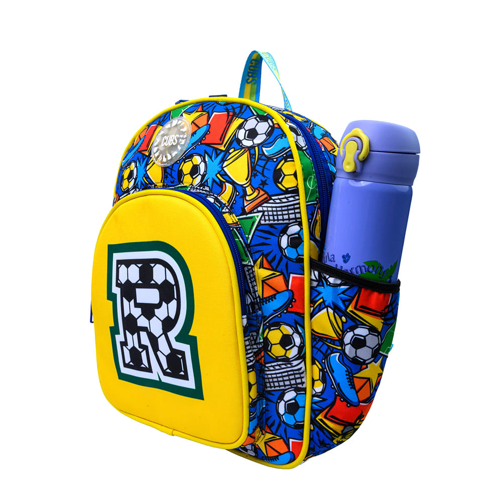 Football Fan letter R Nursery Backpack