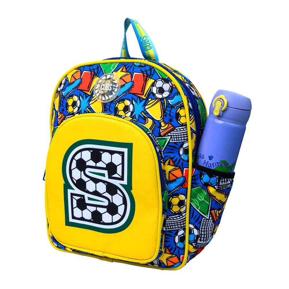 Football Fan letter S Nursery Backpack