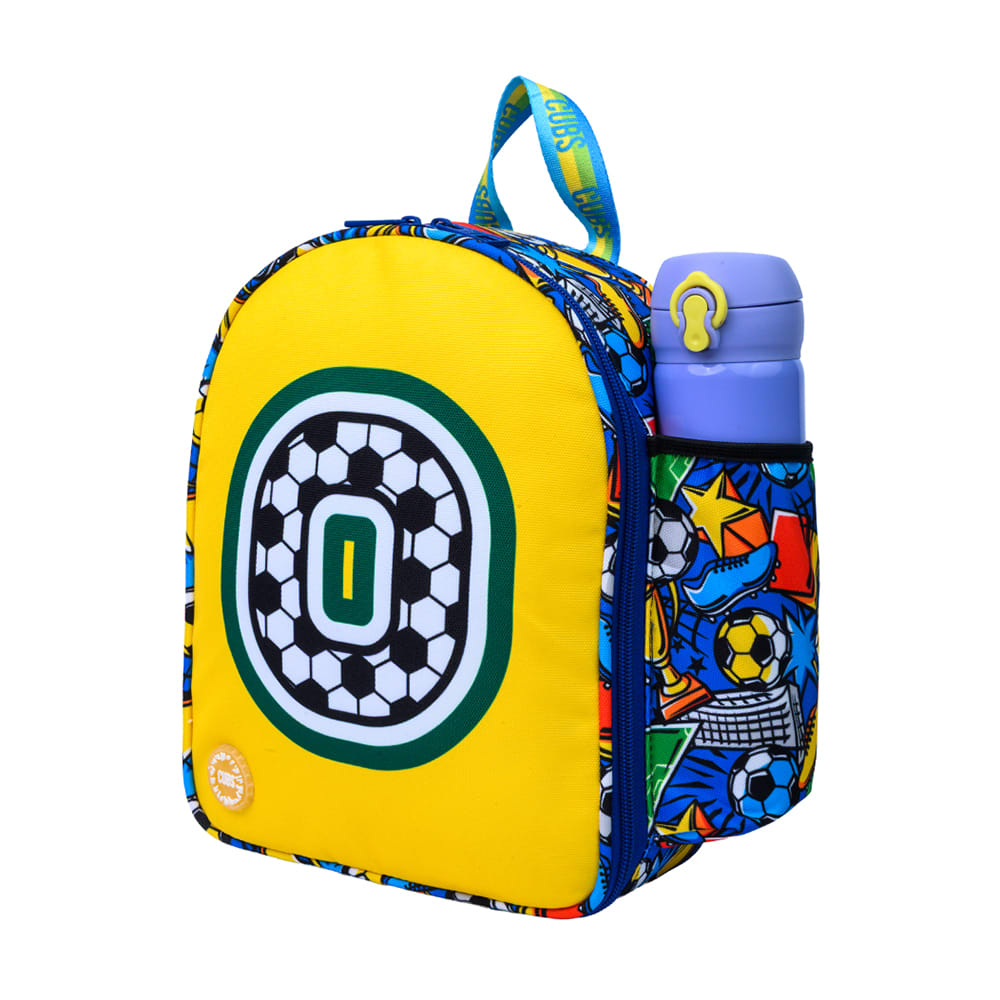 Football Fan letter O Nursery Lunch Backpack