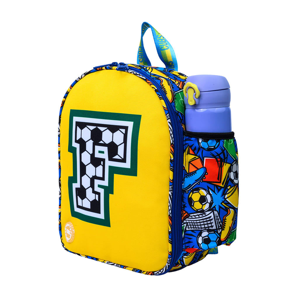 Football Fan letter F Nursery Lunch Backpack