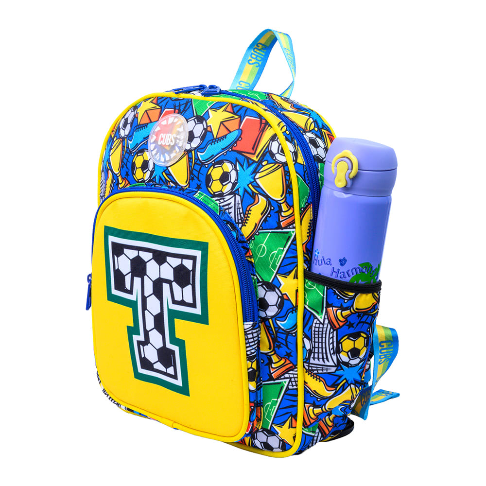 Football Fan letter T Nursery Backpack