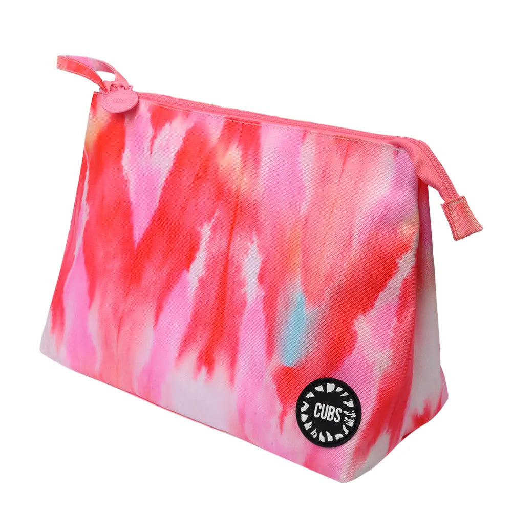 Red Tye Dye Large Pouch
