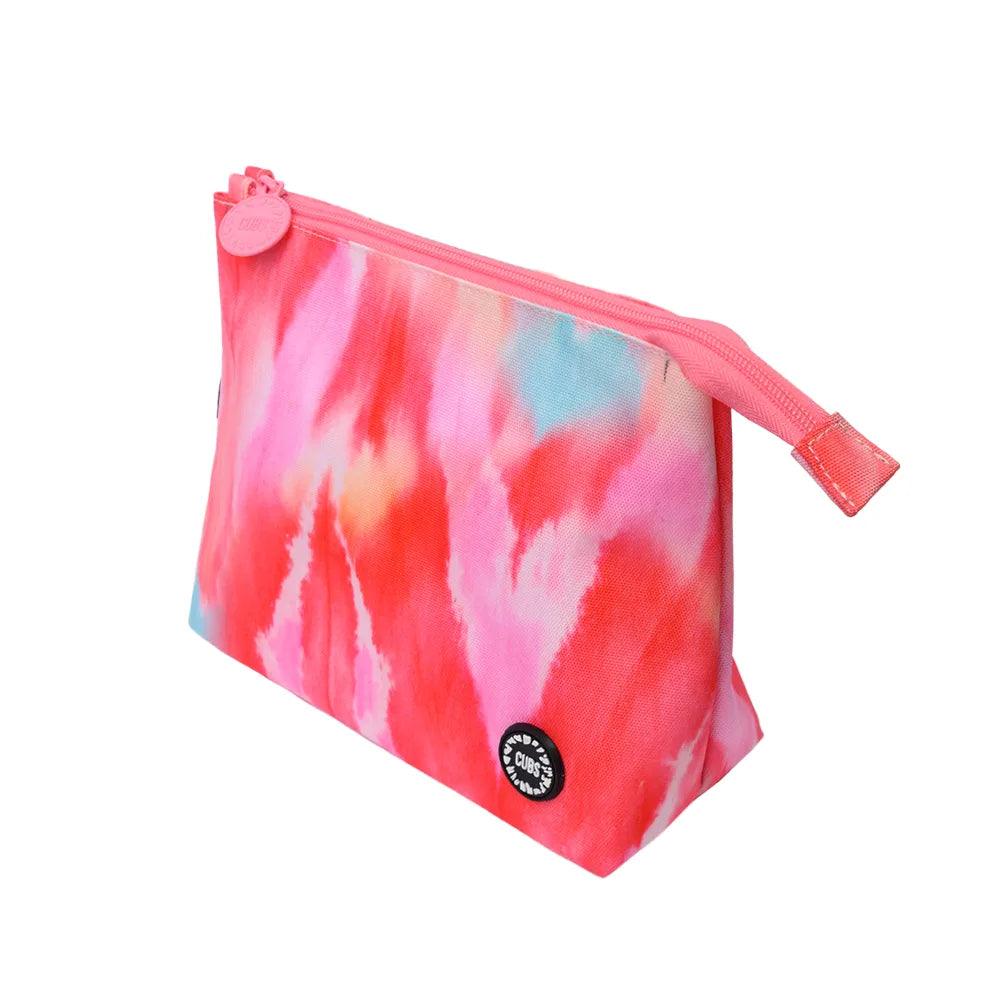 Red Tye Dye Medium Pouch