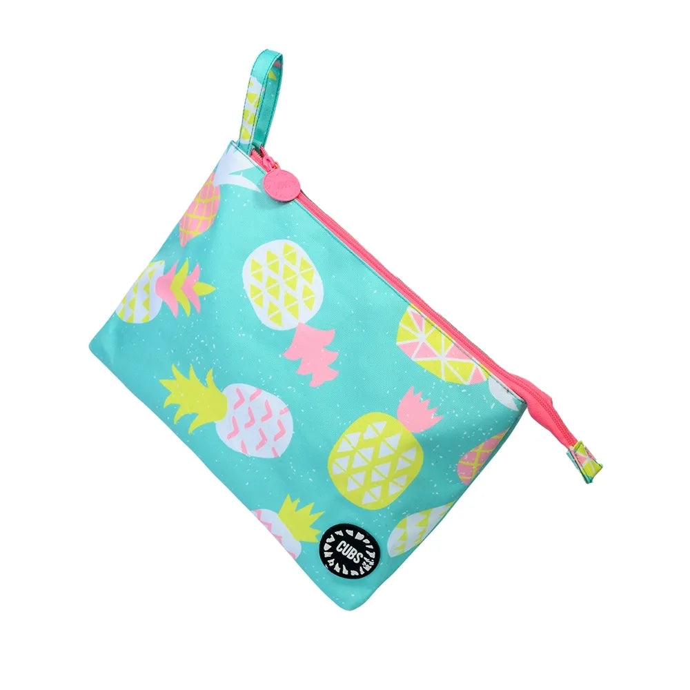 Pastel Pineapples Large Pouch