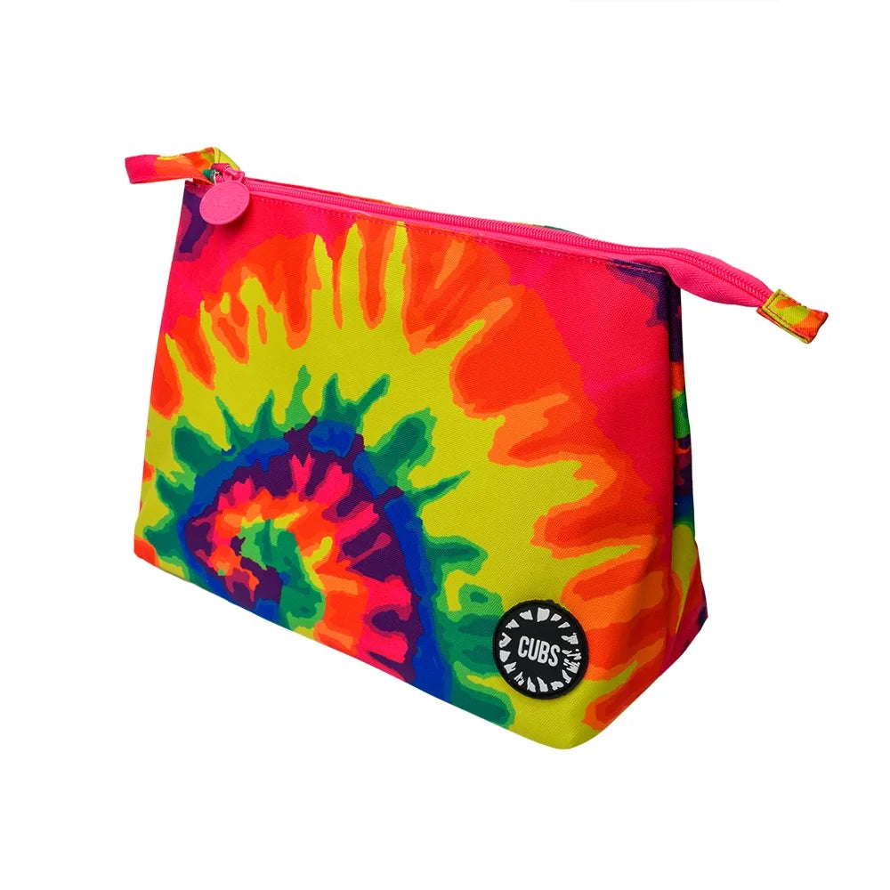 Fuchia Tie Dye Large Pouch
